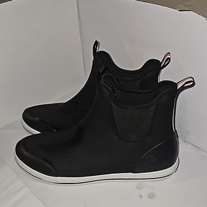 Tommy Hilfiger Rain boots, Black, Size 9